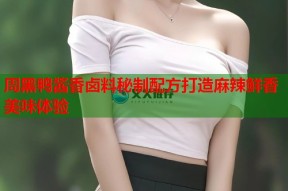 周黑鸭酱香卤料秘制配方打造麻辣鲜香美味体验