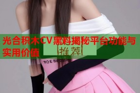 光合积木CV黑料揭秘平台功能与实用价值